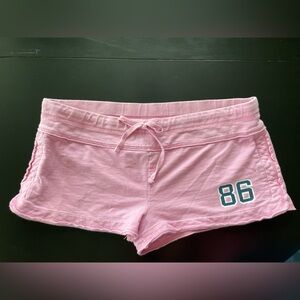 PINK Victoria's Secret Drawstring Shorts with '86' and Love Pink Forever